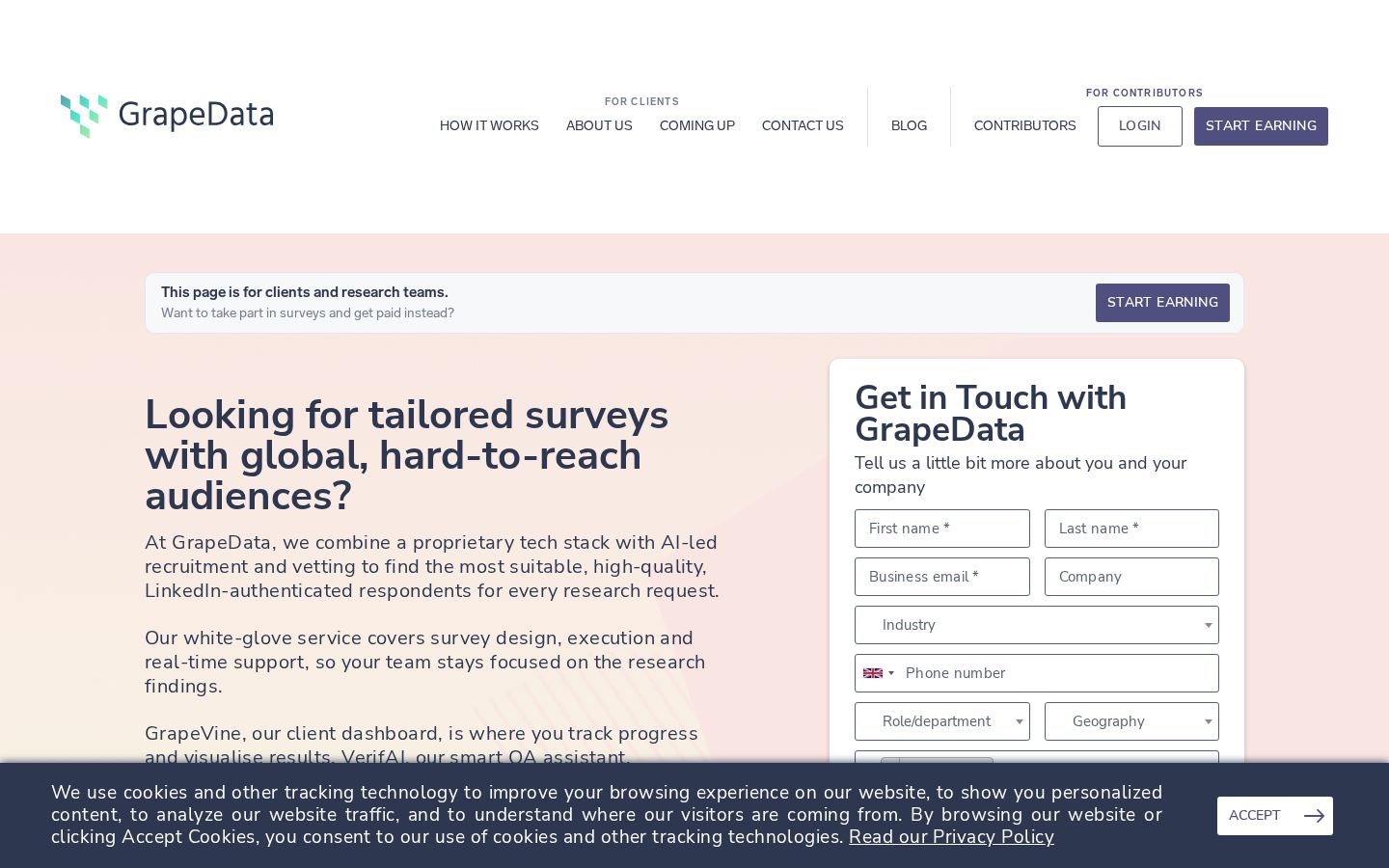 GrapeData screenshot