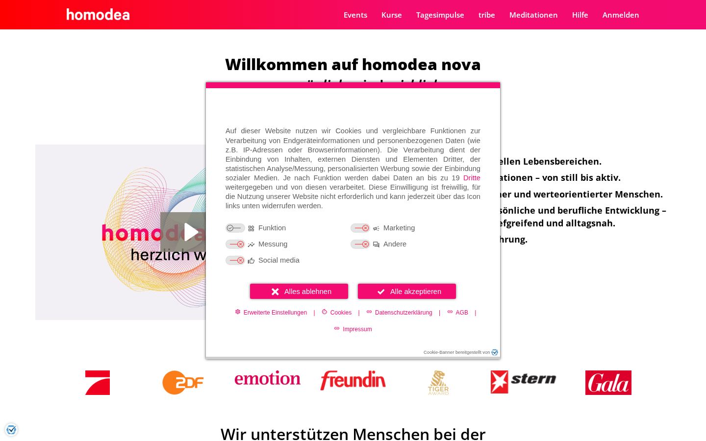 Homodea screenshot