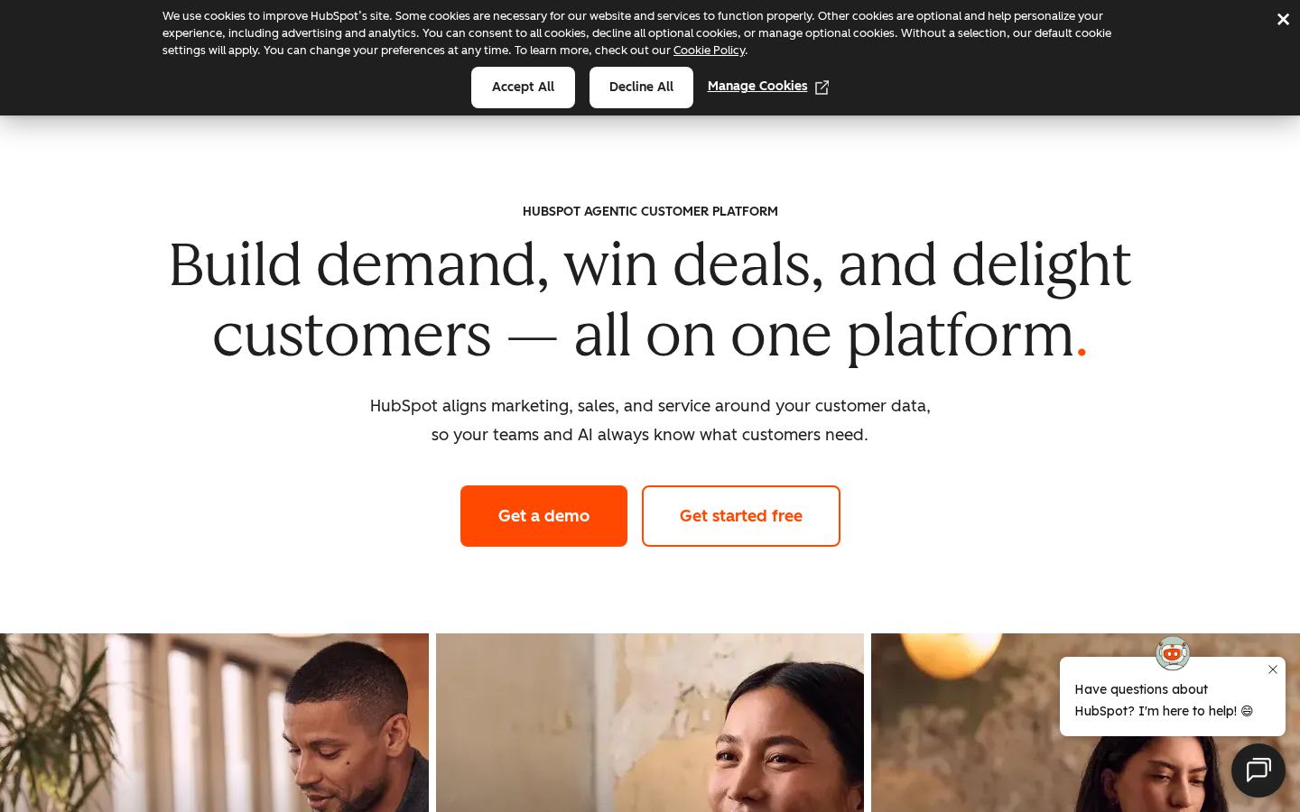 Hubspot screenshot