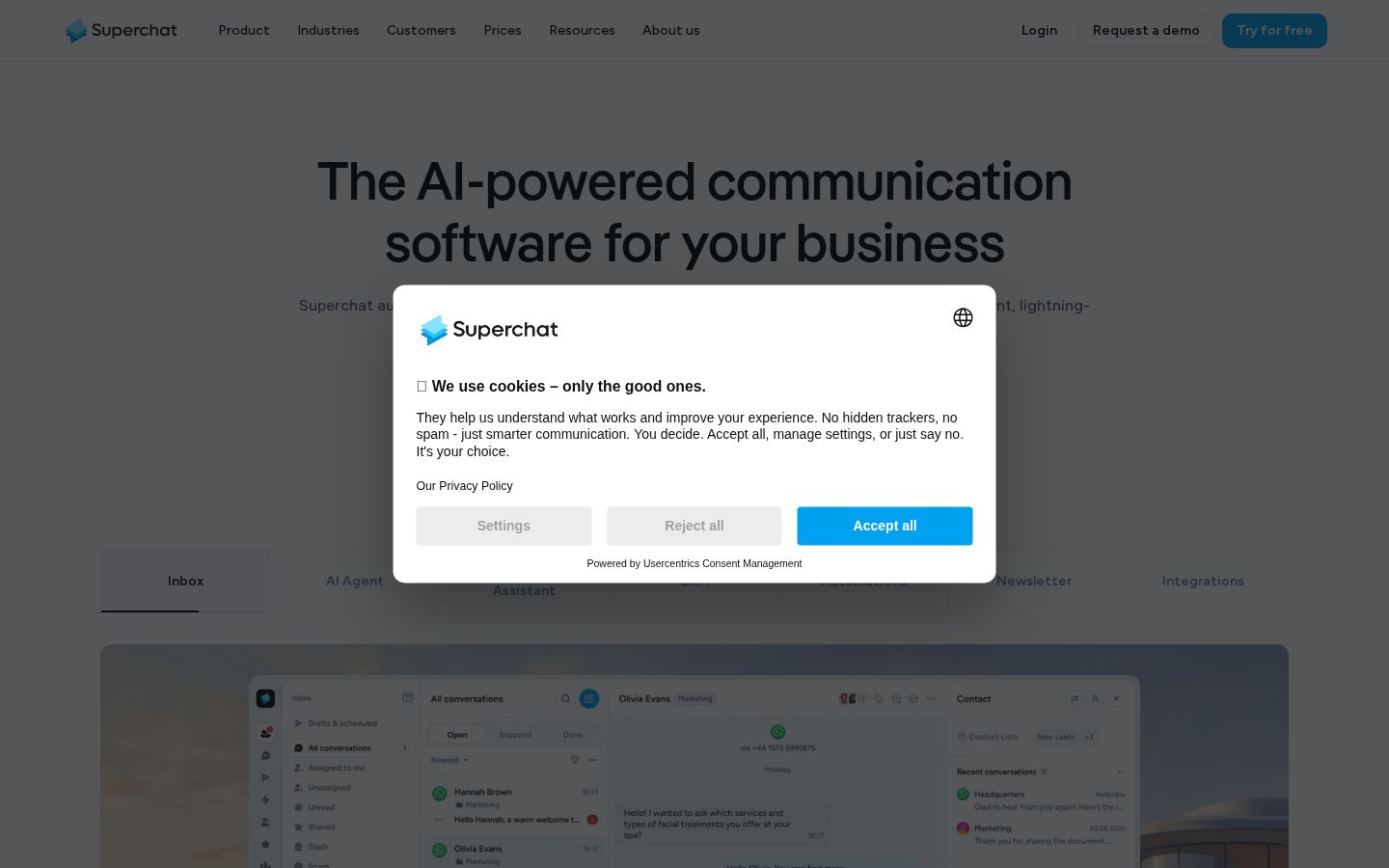 SuperChat screenshot
