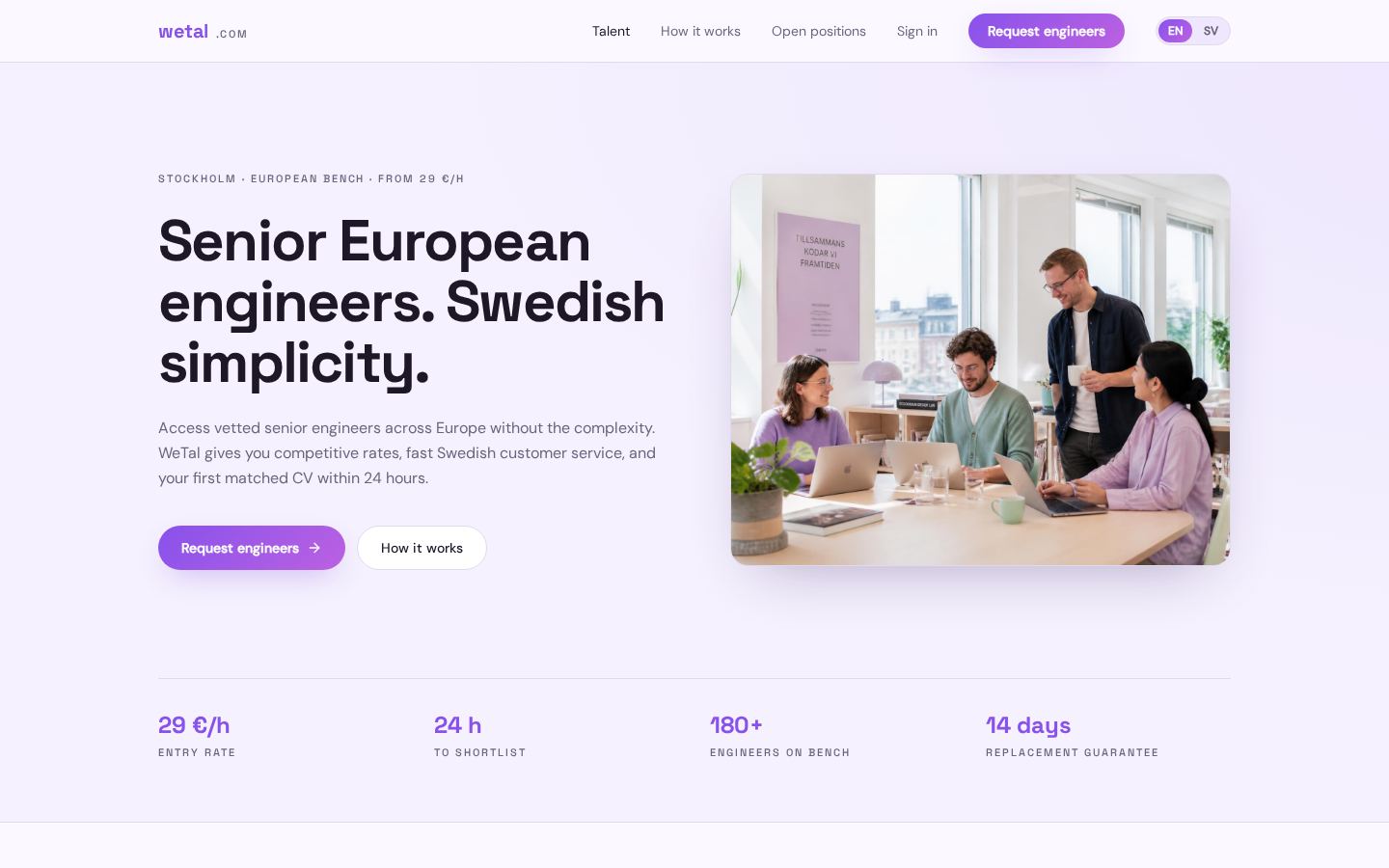 WeTal screenshot