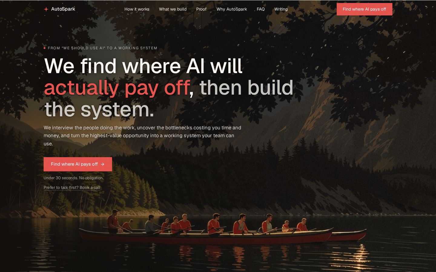 AutoSpark AI product screenshot