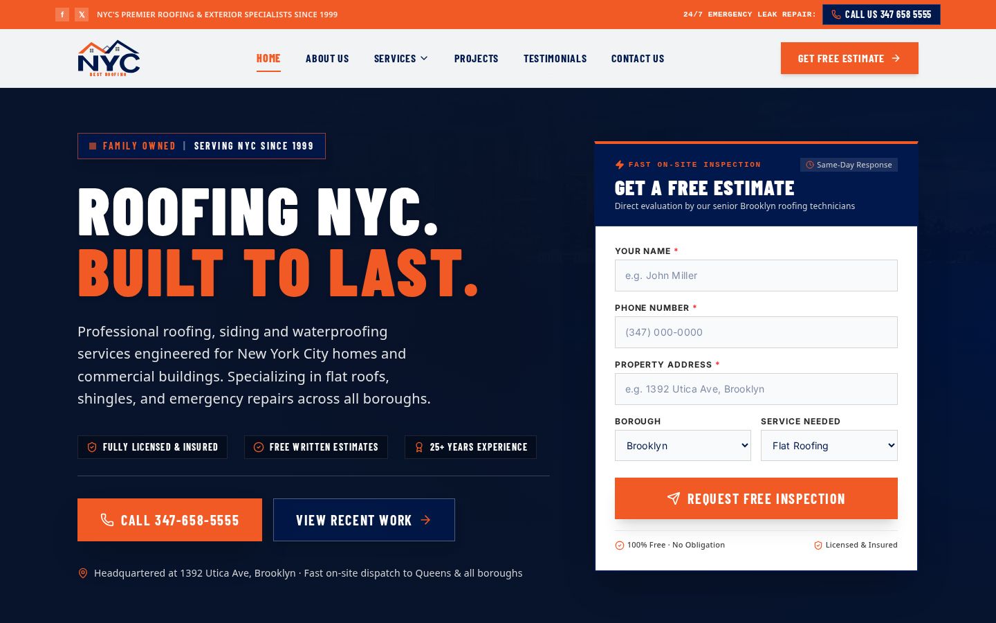 NYC Best Roofing & Siding screenshot
